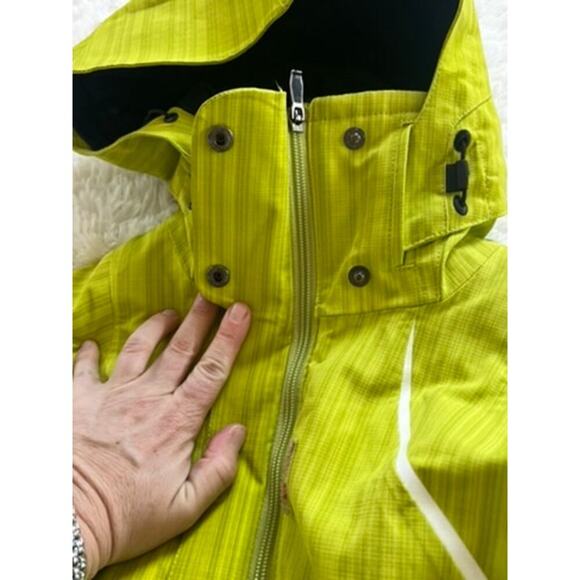 EUC Columbia Omni Tech Womens lime green coat size XS ski jacket warm winter - Picture 4 of 11